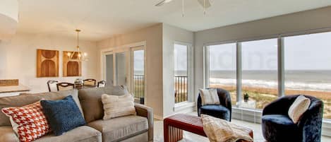 Living Area w/ Ocean View