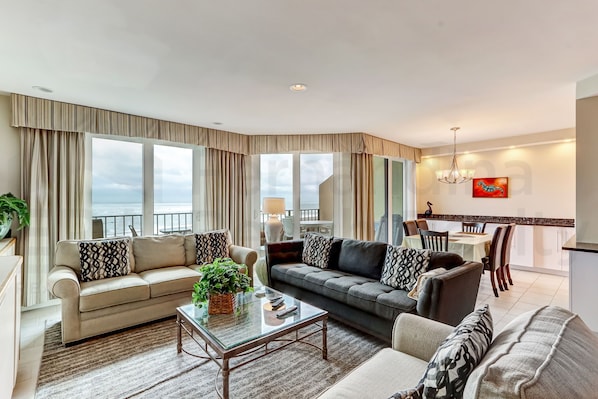 Living Room with Ocean View