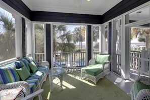 Outdoor Living At Its Best On The Screen Porch