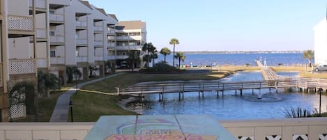 Views of the Pensacola Bay from your balcony