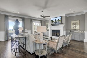 Stylish living area.