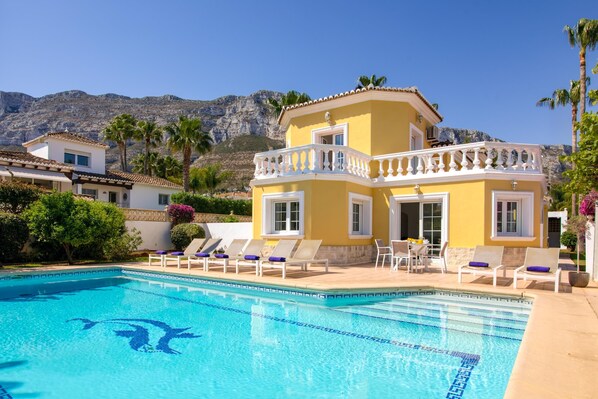Terrace and pool