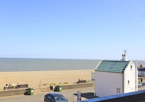 Uitzicht op strand/zee