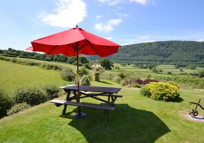 stunning views from the shared garden