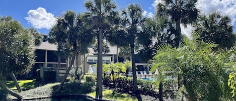 Village Del Prado pool view from lanai