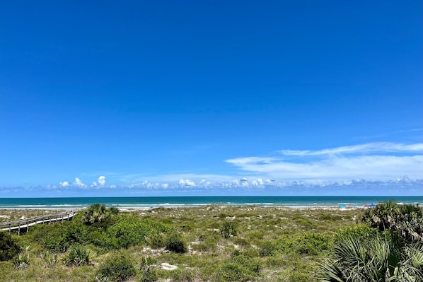 oceanfront view from balcony