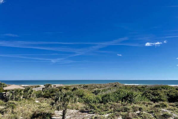 Oceanfront view from balcony