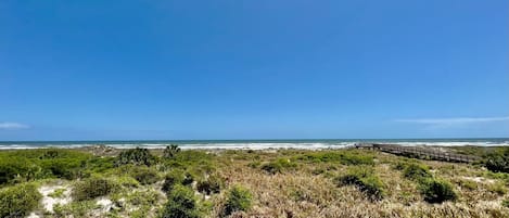 Oceanfront view from balcony