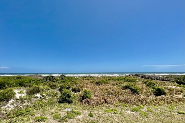 Oceanfront view from balcony