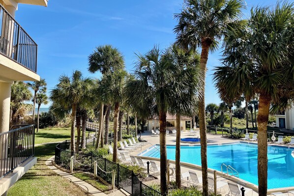 Caribe/Premiere pool view from balcony