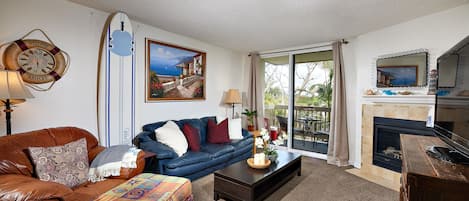 Living Room with balcony.