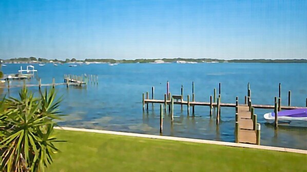 View from porch off living room