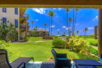 Ground-Floor Ocean View W/Lanai–Kaha Lani #105