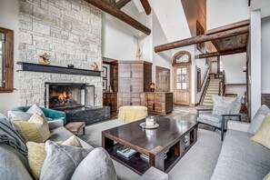 Furniture, Indoors, Living Room, Home Decor, Fireplace