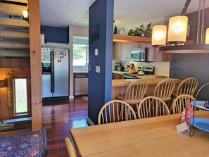 Dining area towards kitchen