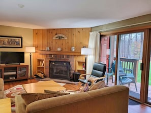 Living Room with Fireplace