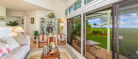 Golf course and ocean views