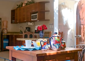Outdoor space - Private outdoor space to enjoy your morning breackfast.