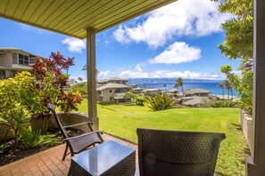 Tropical mornings made better with your own private lanai just steps from a plush bedroom KBV-14G4