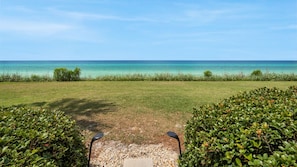 Sand Cliffs 118 Porch with Gulf View