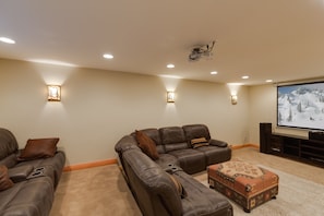 Eagles Perch ~ lower level entertainment room