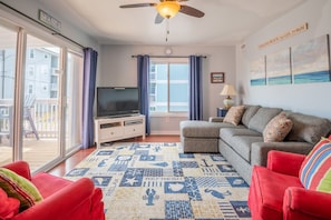 Living Room with Oceanview Porch