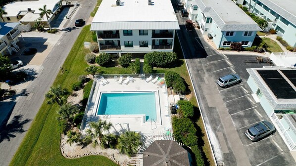 Aerial View of Pool Area