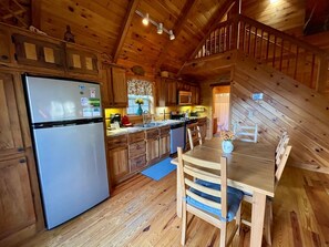 Open Dining & Kitchen Area