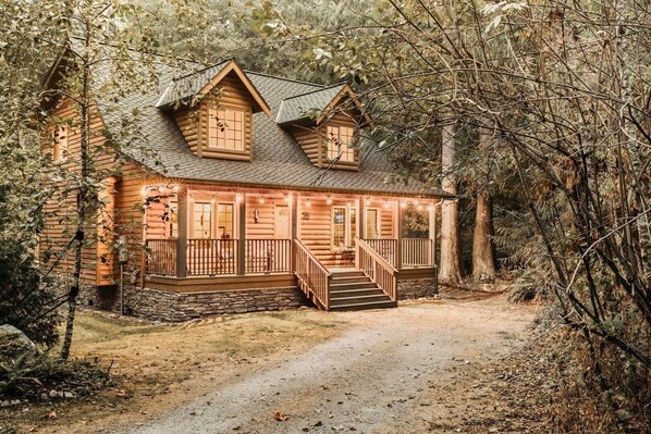 Architecture, Building, House, Cabin, Log Cabin