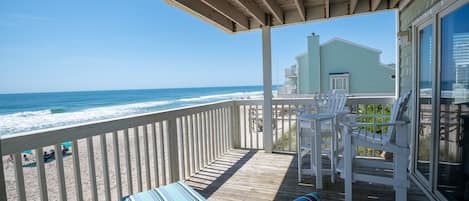 Oceanfront Covered Deck