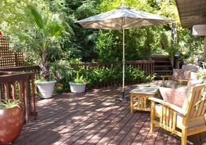 Enjoy relaxing on the deck