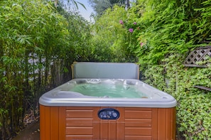 Unwind in the hot tub