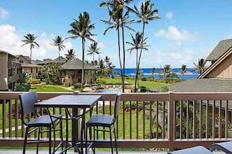 Island Vibe Suite w/Ocean Vista Lanai, Kitchen Ease, WiFi, Ceiling Fans–Kaha Lani 303<br>
