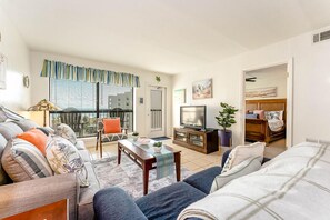 We know you don't come to South Padre Island to watch tv - but we have one set up for you anyway!
