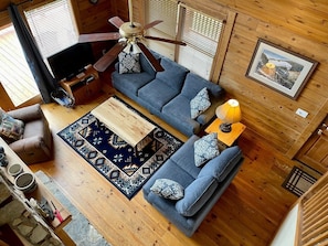 Living Room, View From Loft