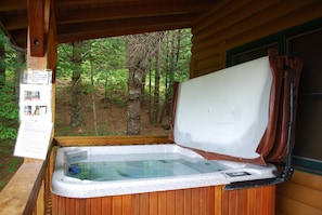 Hot Tub on Covered Deck