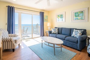 Oceanfront Living and Dining Kure Beach