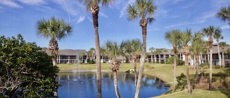 Lagoon view from enclosed lanai