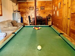 Game Room with Pool Table