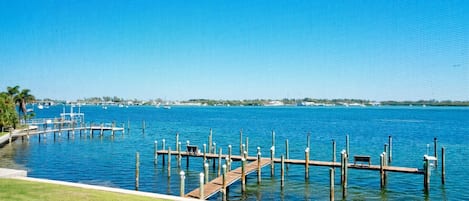 View of the Dock from Balcony