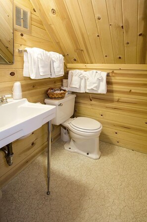 Upstairs Master bathroom