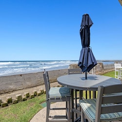 Sit back and enjoy unobstructed views of the coastline