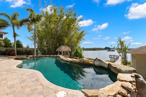 This pool is as good as it gets, large and crystal clear