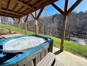 Hot Tub On Lower Patio Off Game Room