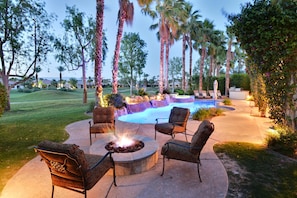 Poolside Firepit