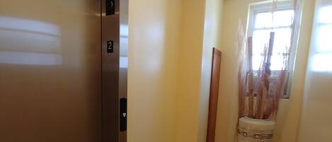 Convenient elevator access to our condo