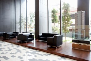 Sitteområde i lobbyen