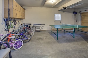 Ping Pong in the garage!