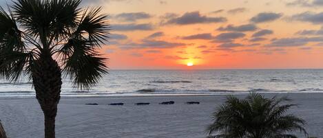 Sunset off balcony