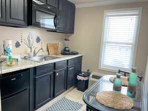 galley styled kitchenette